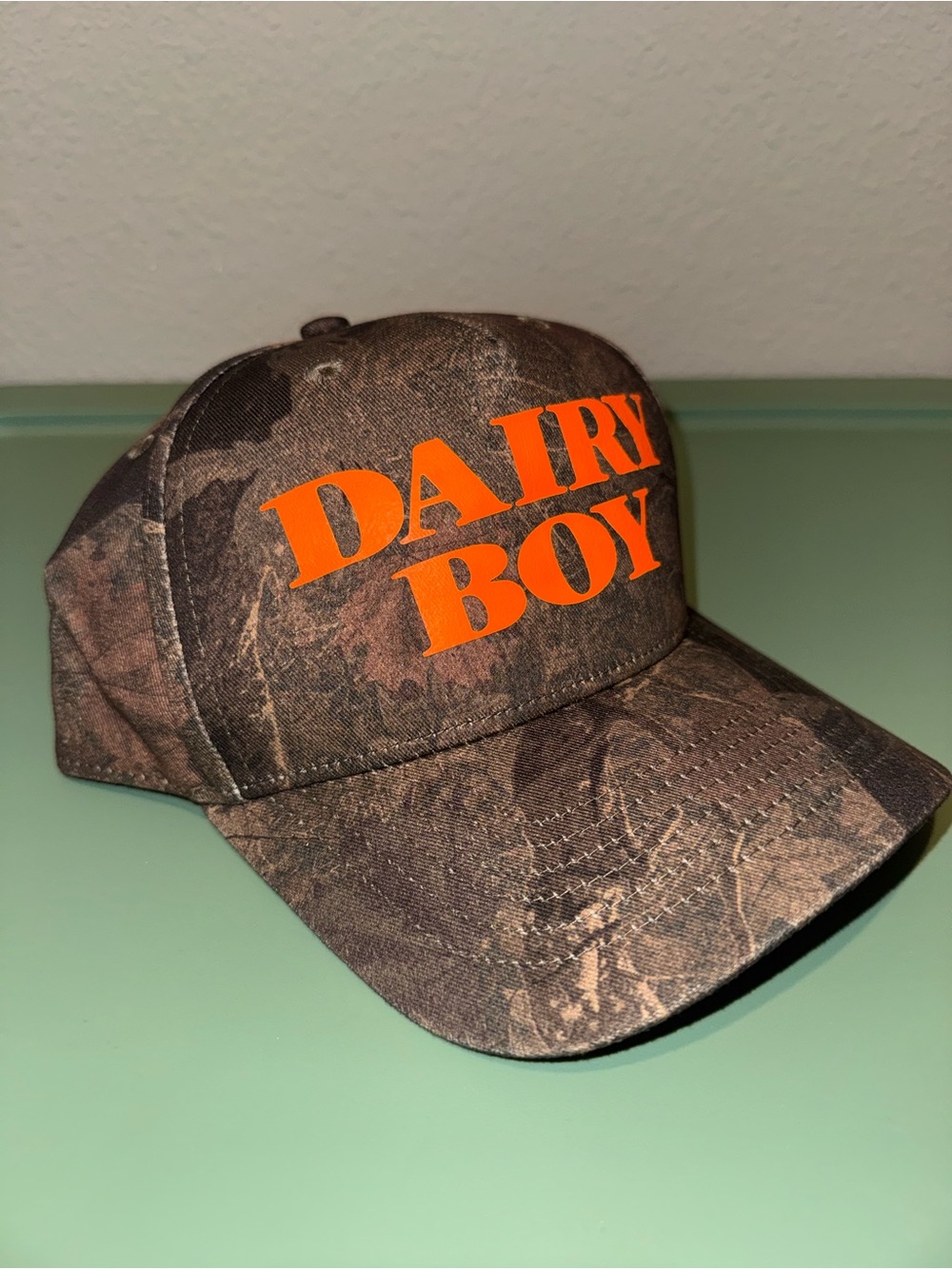 Dairy Boy RIVER CAMO TRUCKER HAT
